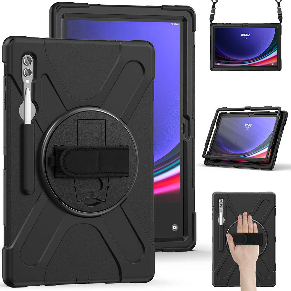 Galaxy Tab S11 Ultra SM-X930 Zore Defender Tablet Silikon Siyah