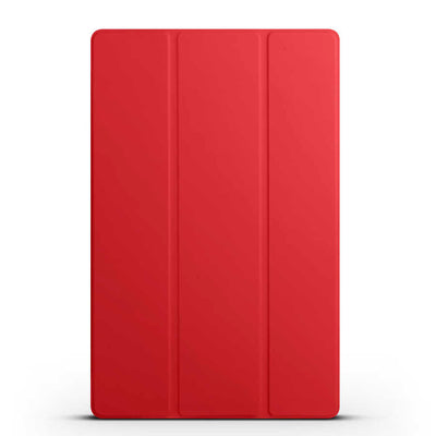 Galaxy Tab S11 Ultra SM-X930 Zore Smart Cover Standlı 1-1 Kılıf Kırmızı