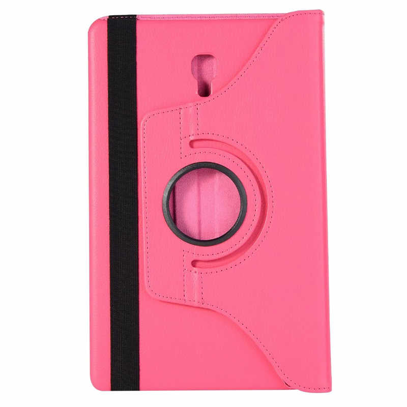 Galaxy Tab S4 T830 Zore Dönebilen Standlı Kılıf Pembe Koyu