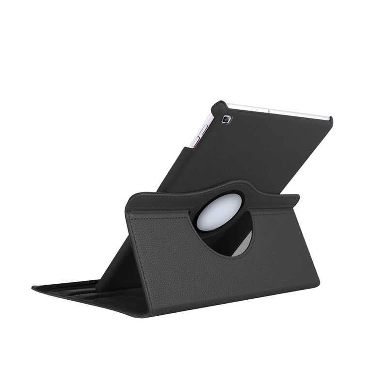 Galaxy Tab S6 Lite P610 Zore Dönebilen Standlı Kılıf Siyah