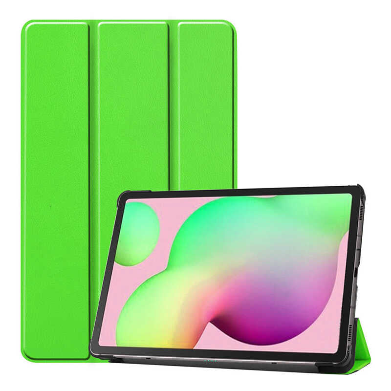 Galaxy Tab S6 Lite P610 Zore Smart Cover Standlı 1-1 Kılıf Yeşil