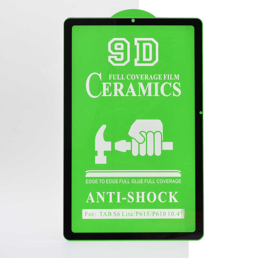 Galaxy Tab S6 Lite P610 Zore Tablet Seramik Ekran Koruyucu Siyah