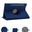 Galaxy Tab S7 Plus T970 Zore Dönebilen Standlı Kılıf Mavi