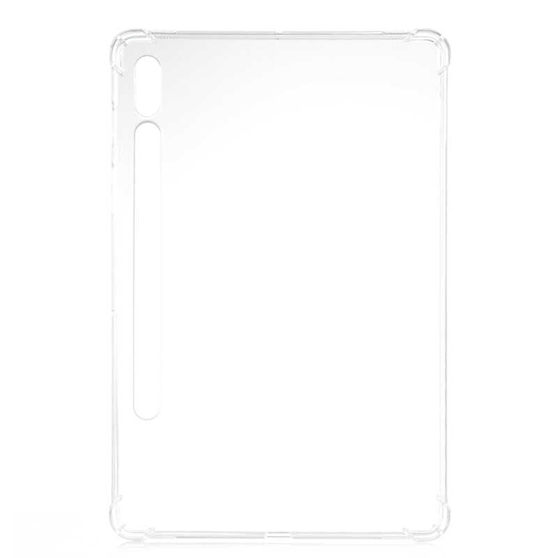 Galaxy Tab S7 T870 Kılıf Zore Tablet Nitro Anti Shock Silikon Kapak Renksiz