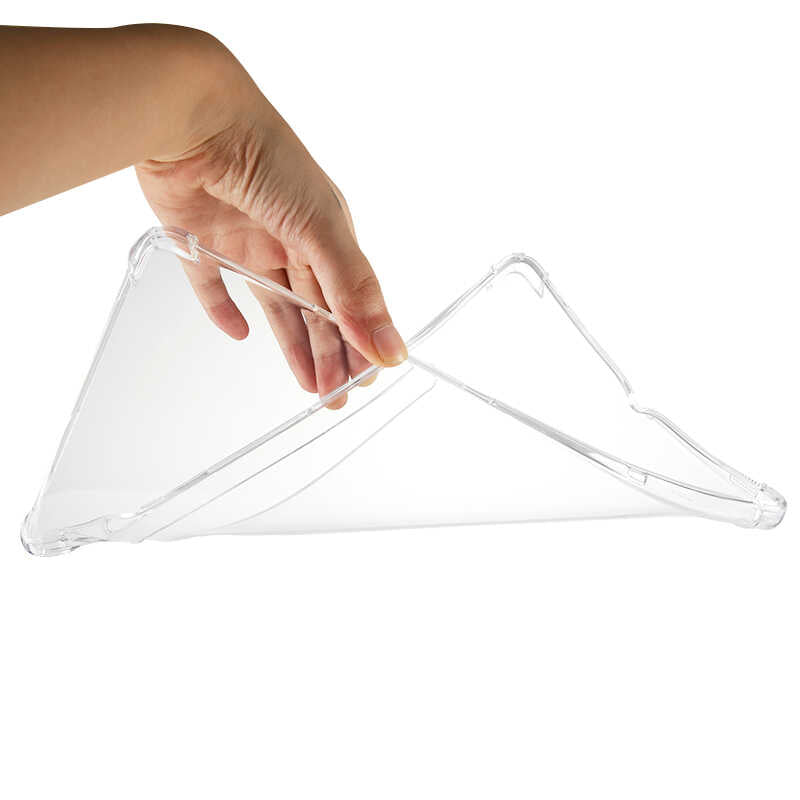 Galaxy Tab S7 T870 Kılıf Zore Tablet Nitro Anti Shock Silikon Kapak Renksiz