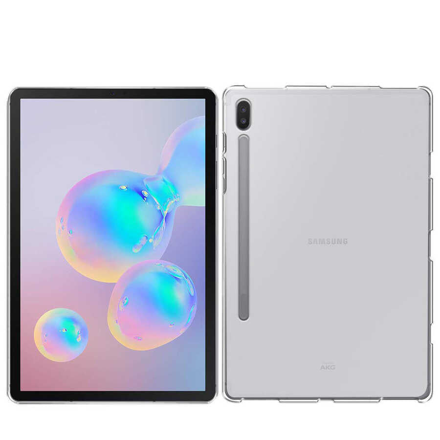Galaxy Tab S7 T870 Kılıf Zore Tablet Süper Silikon Kapak Renksiz