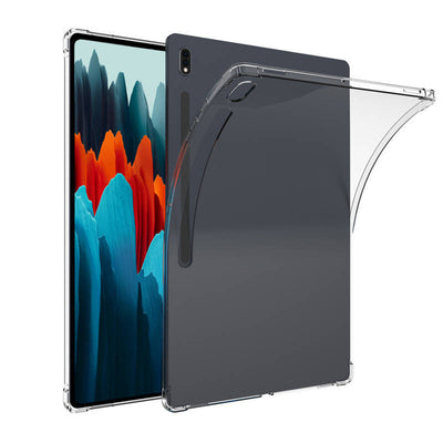 Galaxy Tab S8 Plus Kılıf Zore Tablet Nitro Anti Shock Silikon Kapak Renksiz