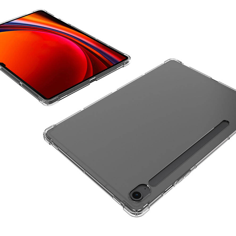 Galaxy Tab S9 FE Kılıf Zore Tablet Nitro Anti Shock Silikon Kapak Renksiz