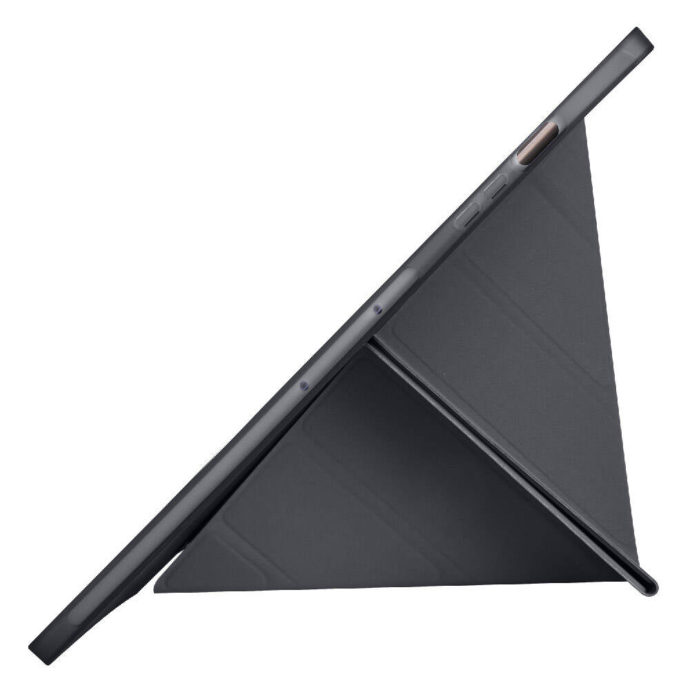 Galaxy Tab S9 FE Plus Kılıf Zore Tri Folding Kalem Bölmeli Standlı Kılıf Rose Gold