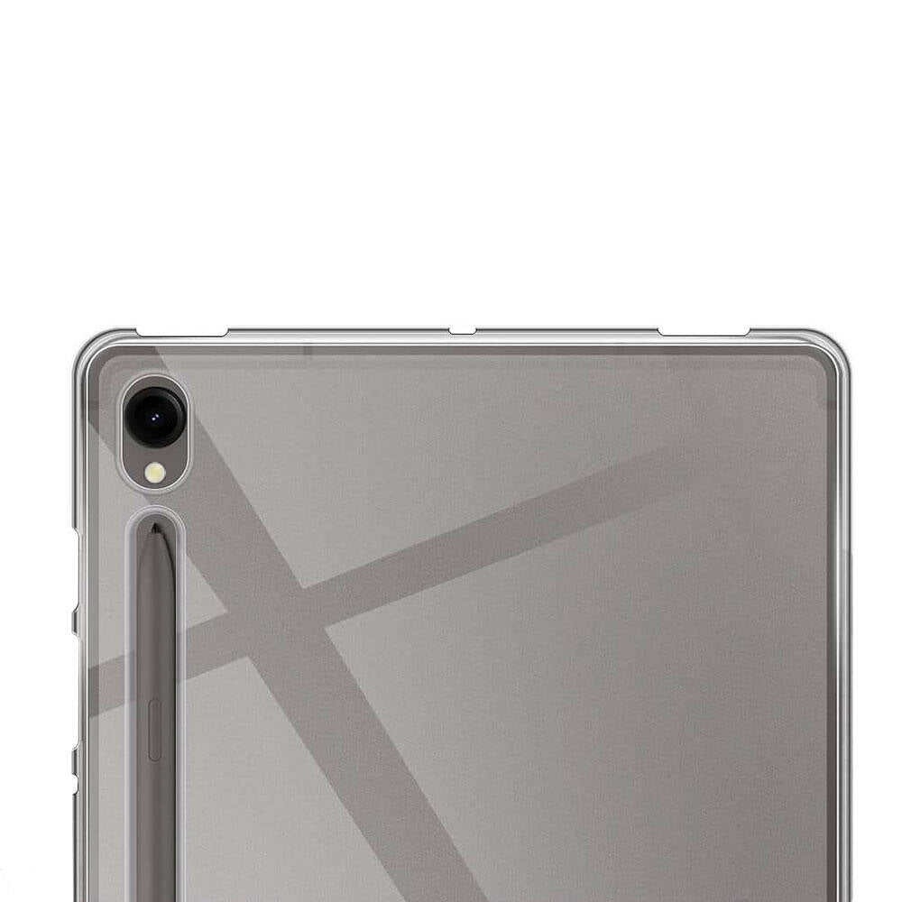 Galaxy Tab S9 Kılıf Zore Tablet Süper Silikon Kapak Renksiz