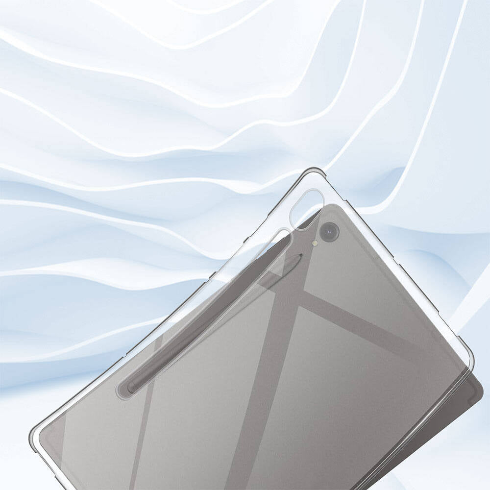 Galaxy Tab S9 Kılıf Zore Tablet Süper Silikon Kapak Renksiz