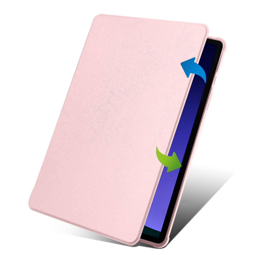 Galaxy Tab S9 Kılıf Zore Termik Kalem Bölmeli Dönebilen Standlı Kılıf Mavi
