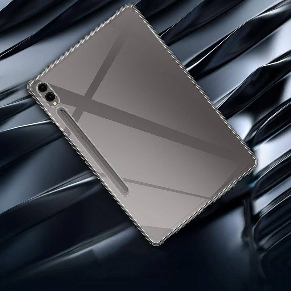 Galaxy Tab S9 Plus Kılıf Zore Tablet Süper Silikon Kapak Renksiz