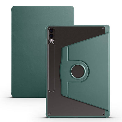 Galaxy Tab S9 Plus Kılıf Zore Termik Kalem Bölmeli Dönebilen Standlı Kılıf Siyah