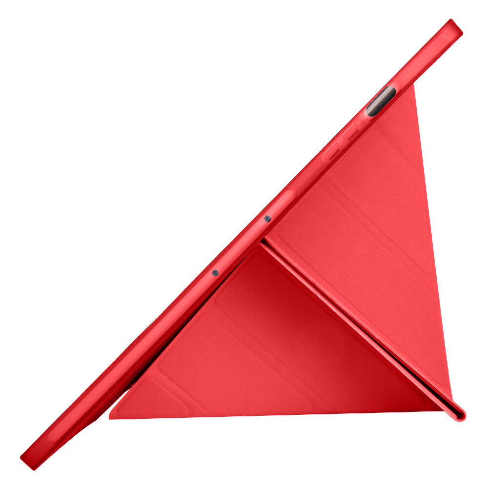 Galaxy Tab S9 Plus Kılıf Zore Tri Folding Kalem Bölmeli Standlı Kılıf Açık Yeşil