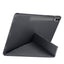 Galaxy Tab S9 Plus Kılıf Zore Tri Folding Kalem Bölmeli Standlı Kılıf Mavi