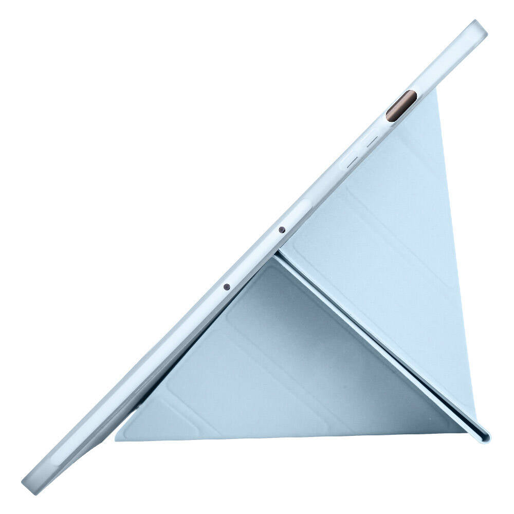 Galaxy Tab S9 Plus Kılıf Zore Tri Folding Kalem Bölmeli Standlı Kılıf Lacivert