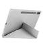 Galaxy Tab S9 Plus Kılıf Zore Tri Folding Kalem Bölmeli Standlı Kılıf Siyah