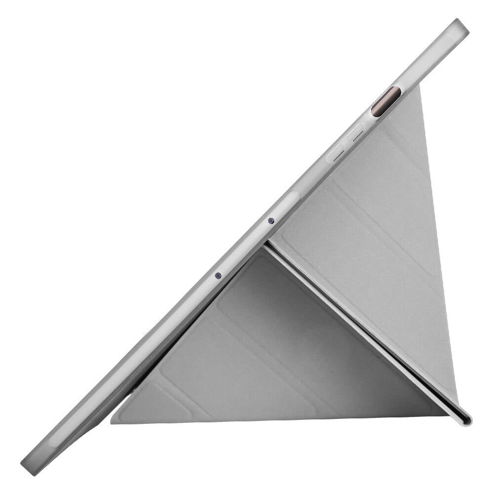 Galaxy Tab S9 Plus Kılıf Zore Tri Folding Kalem Bölmeli Standlı Kılıf Kırmızı