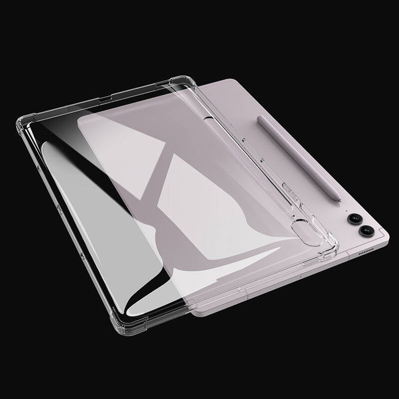 Galaxy Tab S9 Ultra Kılıf Zore Tablet Nitro Anti Shock Silikon Kapak Renksiz