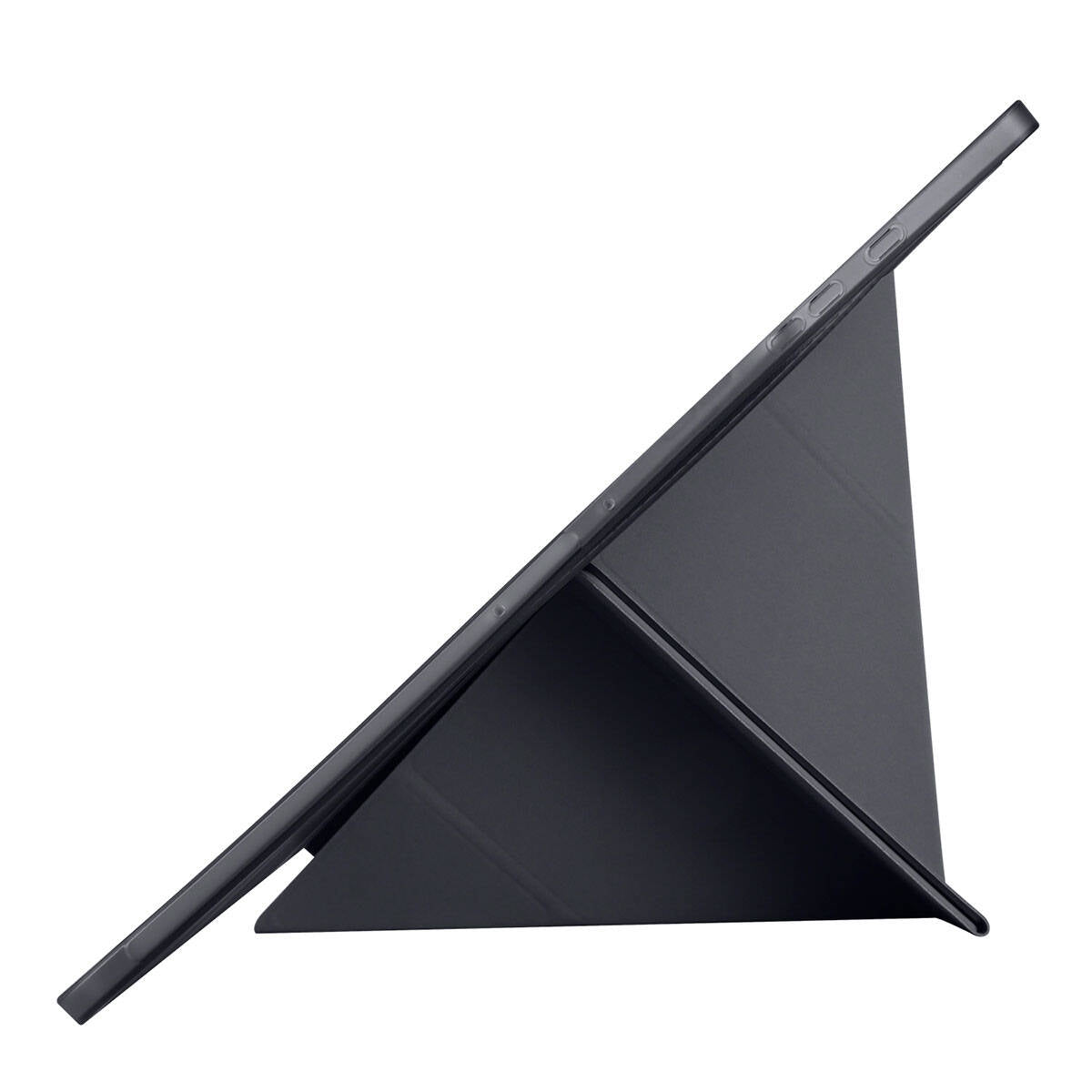 Galaxy Tab S9 Ultra Kılıf Zore Tri Folding Kalem Bölmeli Standlı Kılıf Lacivert