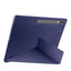 Galaxy Tab S9 Ultra Kılıf Zore Tri Folding Kalem Bölmeli Standlı Kılıf Lacivert