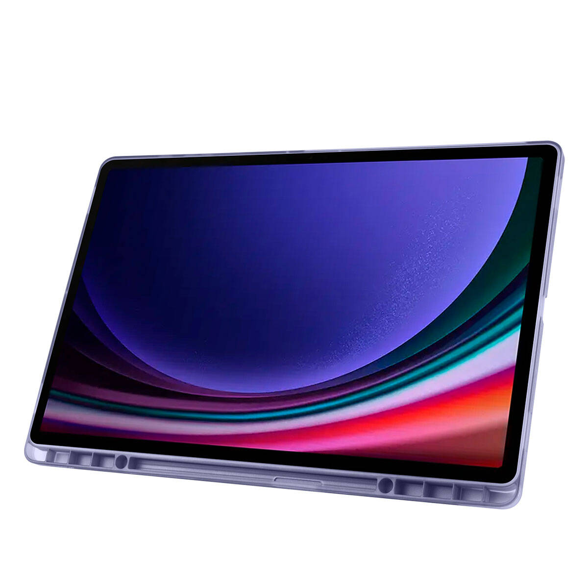 Galaxy Tab S9 Ultra Kılıf Zore Tri Folding Kalem Bölmeli Standlı Kılıf Koyu Yeşil