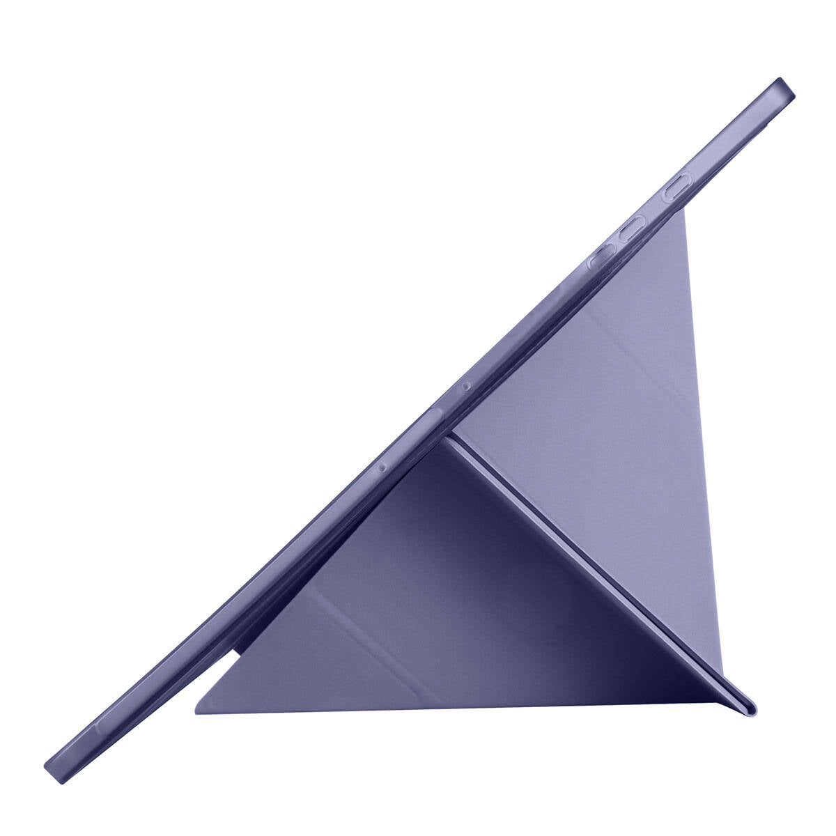 Galaxy Tab S9 Ultra Kılıf Zore Tri Folding Kalem Bölmeli Standlı Kılıf Siyah