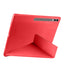 Galaxy Tab S9 Ultra Kılıf Zore Tri Folding Kalem Bölmeli Standlı Kılıf Lacivert