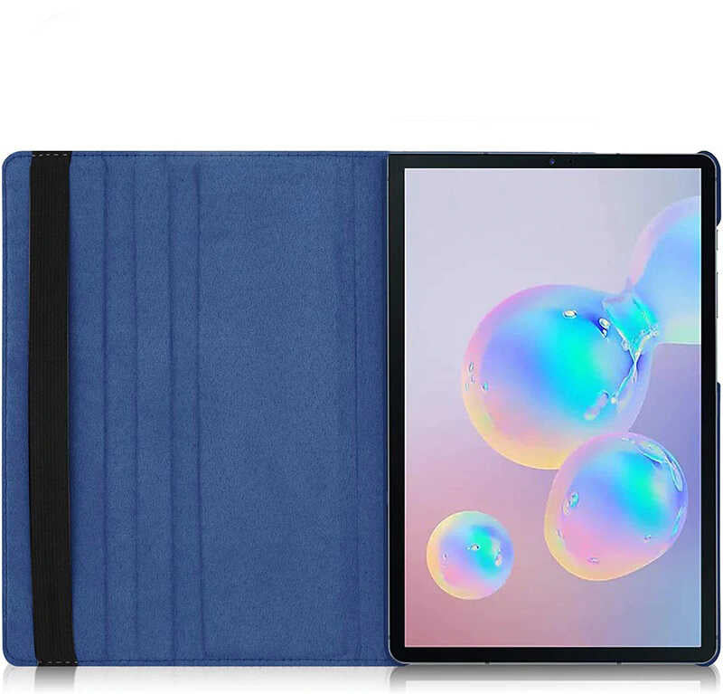 Galaxy Tab S6 T860 Zore Dönebilen Standlı Kılıf Kırmızı