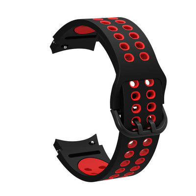Galaxy Watch 4 40mm KRD-02 Silikon Kordon Siyah-Gri