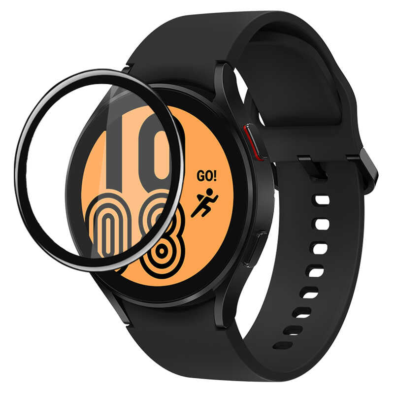 Galaxy Watch 4 40mm Zore PMMA Pet Saat Ekran Koruyucu Siyah
