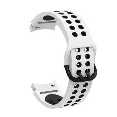 Galaxy Watch 4 44mm KRD-02 Silikon Kordon Siyah-Gri