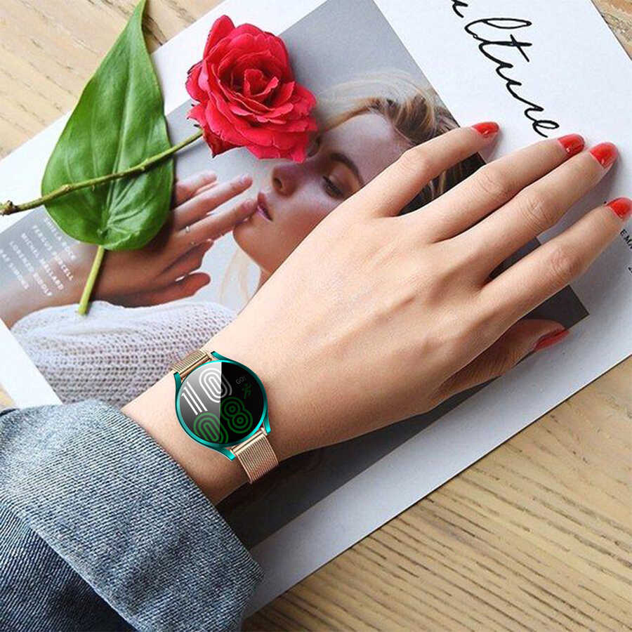 Galaxy Watch 4 44mm Zore Watch Gard 02 Ekran Koruyucu Koyu Yeşil