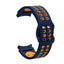 Galaxy Watch 4 Classic 42mm KRD-02 Silikon Kordon Mavi-Sarı