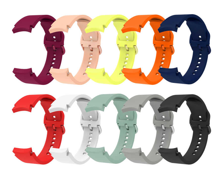 Galaxy Watch 4 Classic 42mm KRD-50 Silikon Kordon Beyaz