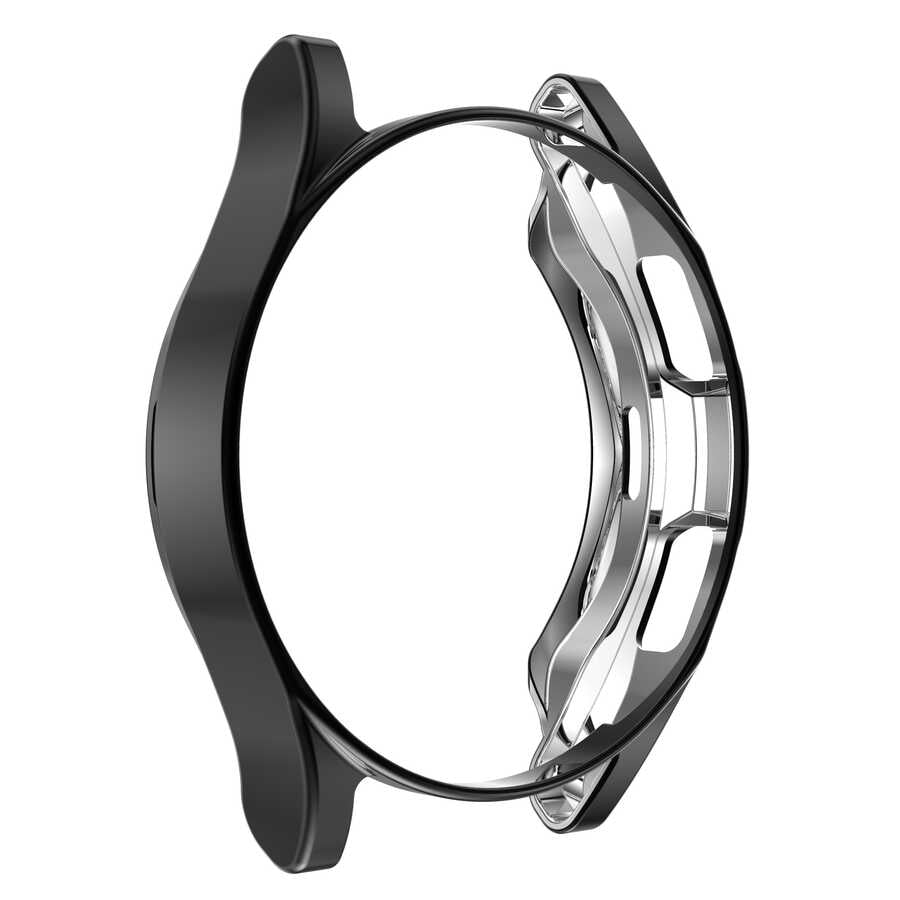 Galaxy Watch 4 Classic 42mm Zore Watch Gard 02 Koruyucu Silikon Siyah