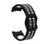 Galaxy Watch 4 Classic 46mm KRD-02 Silikon Kordon Siyah-Beyaz