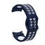 Galaxy Watch 4 Classic 46mm KRD-02 Silikon Kordon Mavi-Beyaz