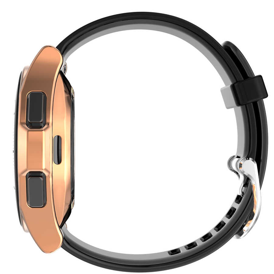 Galaxy Watch 4 Classic 46mm Zore Watch Gard 02 Koruyucu Silikon Siyah