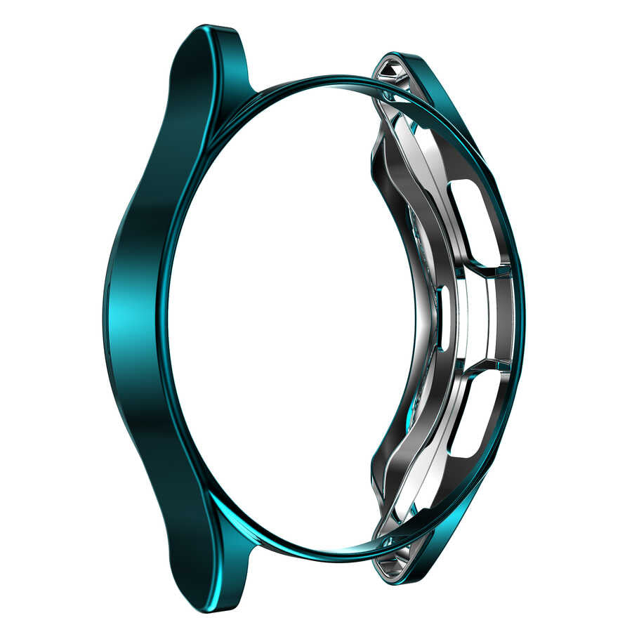 Galaxy Watch 4 Classic 46mm Zore Watch Gard 02 Koruyucu Silikon Koyu Yeşil