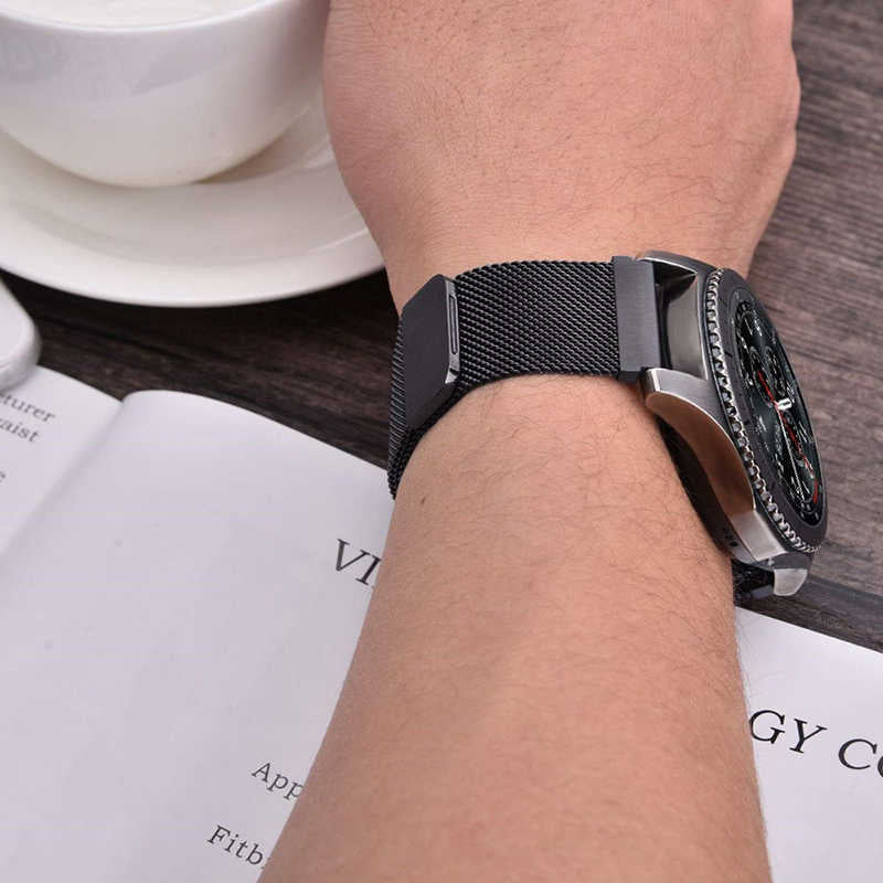 Galaxy Watch 42mm (20mm) KRD-12 Metal Kordon Gümüş