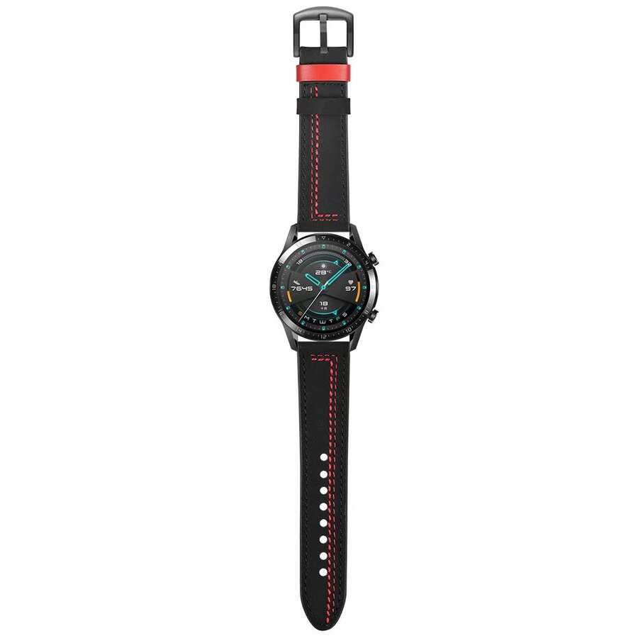 Galaxy Watch 42mm (20mm) KRD-19 Deri Kordon Yeşil