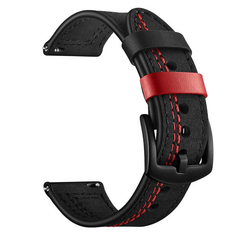 Galaxy Watch 42mm (20mm) KRD-19 Deri Kordon Kahverengi
