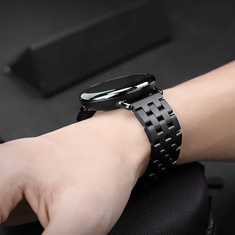 Galaxy Watch 42mm (20mm) KRD-20 Metal Kordon Gümüş