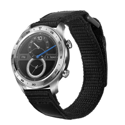 Galaxy Watch 42mm (20mm) Magic Nylon Kordon Siyah