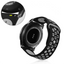 Galaxy Watch 46mm (22mm) KRD-02 Silikon Kordon Kırmızı-Siyah