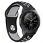 Galaxy Watch 46mm (22mm) KRD-02 Silikon Kordon Beyaz-Siyah