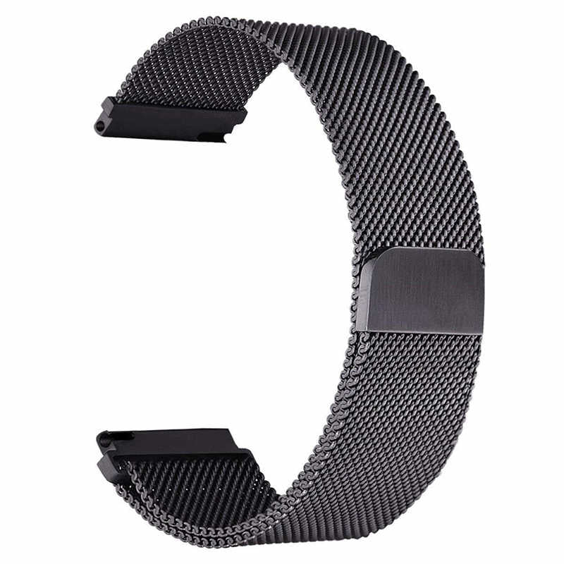 Galaxy Watch 46mm (22mm) KRD-12 Metal Kordon Siyah