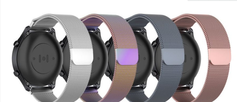 Galaxy Watch 46mm (22mm) KRD-12 Metal Kordon Gümüş